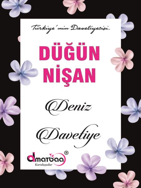 DÜĞÜN DAVETİYELERİ